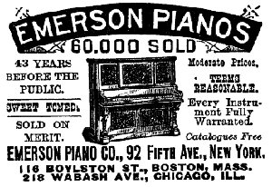 Emerson Pianos Ad