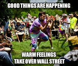 We’ve got “warmer feelings” and “good things” happening with China. We all need to take a moment, put some flowers in our hair, sit down in a drum circle and sing “Kumbaya.”