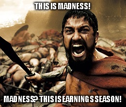 So far, 34 of the 500 companies in the S&P 500 (I feel there’s a “well, duh” joke in here somewhere) have released their quarterly reports. Of those 34, 29 topped analyst expectations, according to The Earnings Scout.