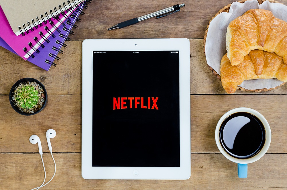 Netlfix on a Tablet