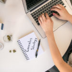Cannabis Investing Strategy with laptop