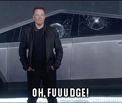 The Tesla (TSLA) Cybertruck looks like someone grafted a truck bed onto the back of a DeLorean.