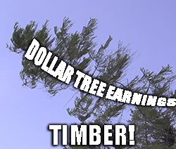 Shares of Dollar Tree Inc. (DLTR) are falling hard today after the company missed earnings targets and guided lower.