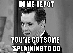 Home Depot (HD) has some guidance explaining to do.