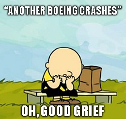 My thoughts go out to the 176 people who died yesterday after a Boeing 737-800 (not a Max) crashed after taking off from Tehran, Iran, on its way to Kyiv, Ukraine.