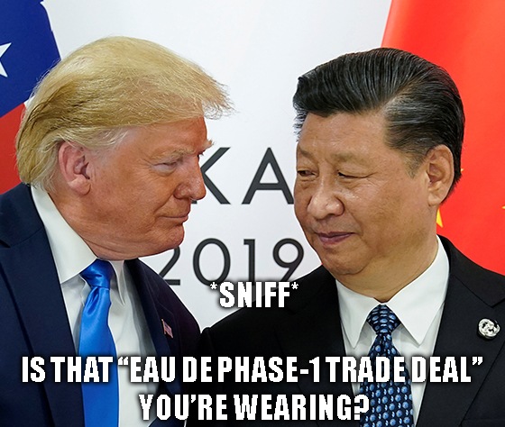It’s trade deal week! Are you excited? The much-hyped “phase 1” U.S.-China trade deal will finally be signed. It’s about time, I must say.