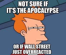 Wall Street realizes that it might have … maybe … perhaps … possibly overreacted to the coronavirus outbreak.