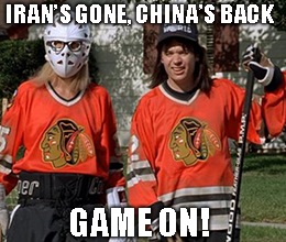 China’s back, and the bears are gonna be in trouble. Hey la, hey la, China’s back.