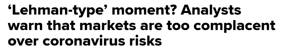 You shouldn’t let the headlines about the coronavirus scare you. If you’re worried about buying into this correction, let’s put a few things in perspective…