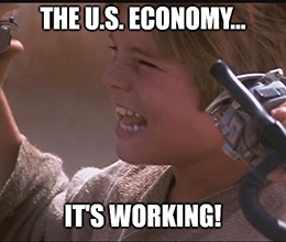 The latest U.S. private payrolls data are in, and the economy is looking stronger than ever! (If you judge things solely on jobs data, that is.)