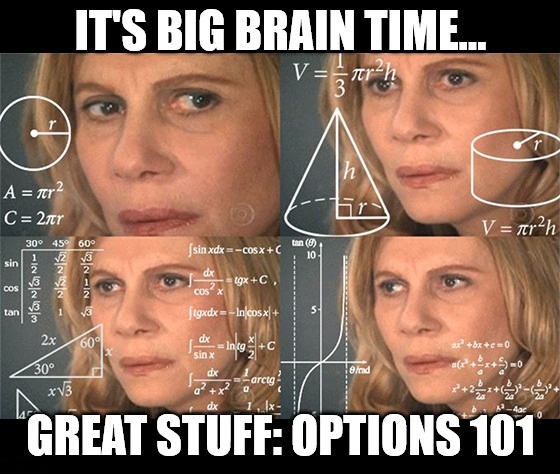 For the next three days, Great Stuff will give you a primer on trading options. Just remember: You asked for it! (Don’t worry … I’ll take it slow.)