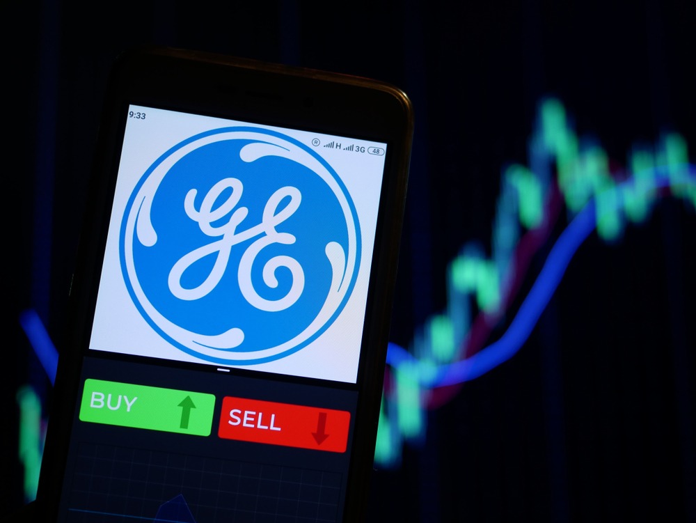 GE’s gains outpace nearly every stock of similar market cap, including Microsoft (70%), and are almost equal to Apple’s huge move (85%).