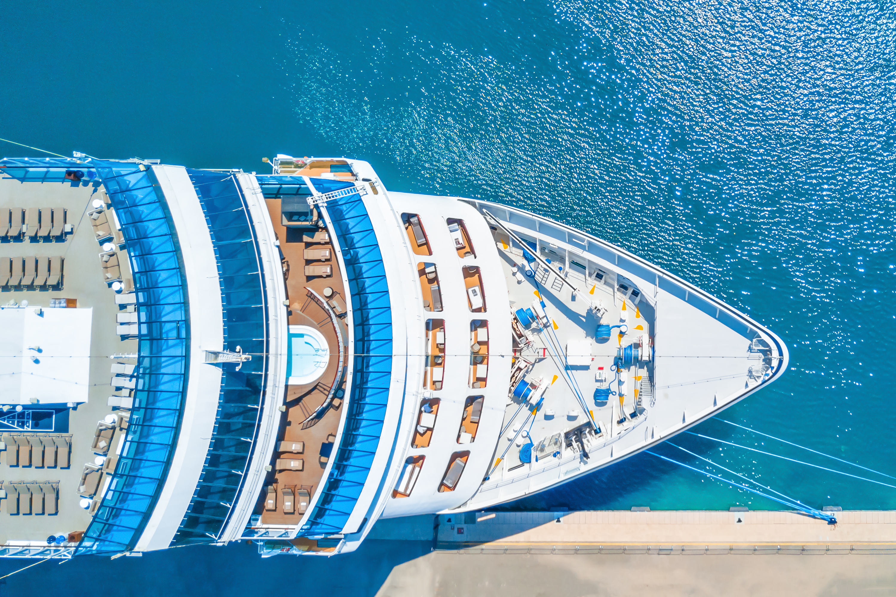 carnival cruise top view of cruise ship
