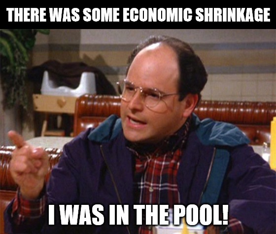 The U.S. economy just shrank for the first time since the financial crisis. There’s a mantra for times like this: The stock market is not the economy.