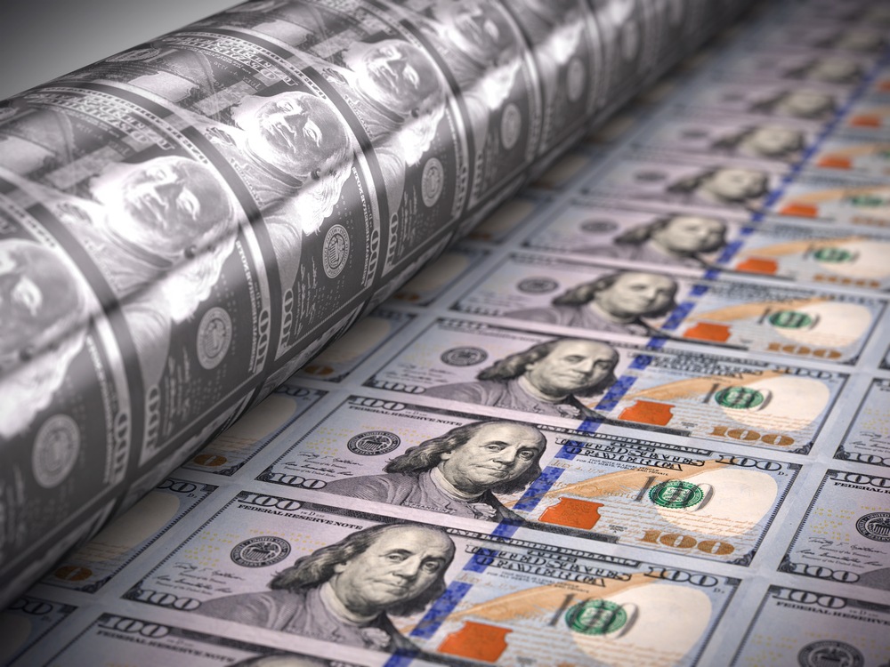 earnings crisis printing money
