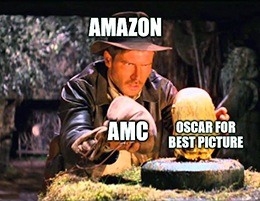 Is Amazon (AMZN) really buying AMC Entertainment (AMC) just to win a Best Picture Oscar?
