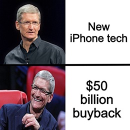 More of the same? From Apple?! Color me surprised. I’m flabbergasted. Shook.
