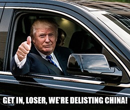 There was a crack in Wall Street’s armor today, but it wasn’t jobless claims that made investors blink … it was China.