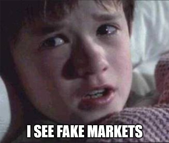 Wall Street is most certainly faking it right now. And that, dear reader, is why Great Stuff remains pert’near bearish on the entire shebang.