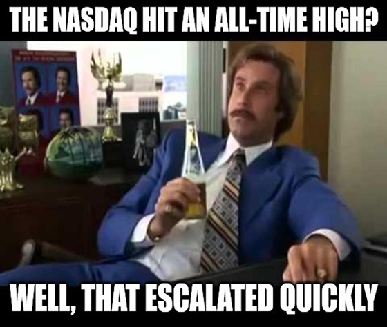 The Nasdaq just hit an all-time high. Why not the Dow or the S&P 500? Why isn’t Wall Street’s old guard leading this Fed-fueled rally?