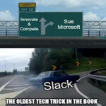 Slack contiues to struggle with massive competition. It’s time for Plan B: sue Microsoft.