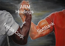Nvidia is also reportedly in talks with SoftBank to acquire ARM Holdings, the leading designer of mobile chips for smartphones and tablets. 