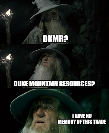 Anyone ever hear of Duke Mountain Resources Inc. (OTC: DKMR)?