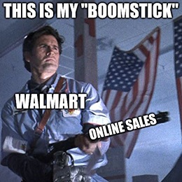 Walmart reported blowout second-quarter results this morning, but beating Wall Street’s top and bottom line expectations was only part of the story. 