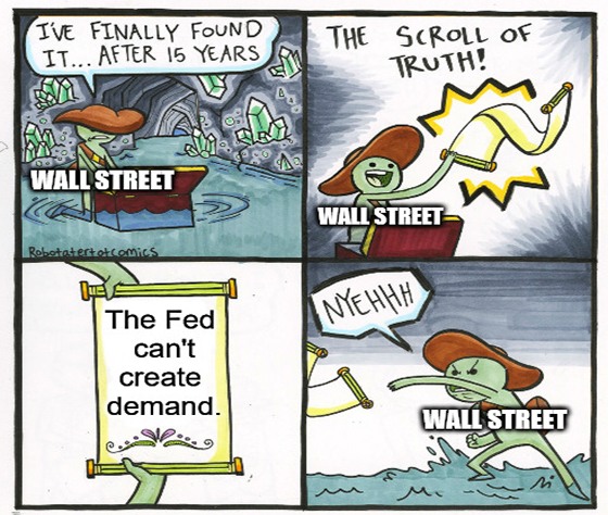 Retail sales data show that Wall Street’s rally might just be flirting with disaster. And there’s nothing the Fed can do — it’s all up to Congress.