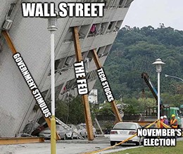 Certain uncertainty? One market-making (or breaking) event still looms large on the horizon like a rampaging Godzilla: the November election.