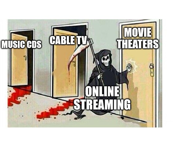 Theaters’ times have come. They were here, but now they’re gone. But Walt Disney don’t fear the streamer. Take its hand, and you’ll be able to fly.