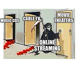 Theaters’ times have come. They were here, but now they're gone. Walt Disney don’t fear the streamer. Take its hand; you'll be able to fly.