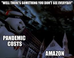 Amazon said that current-quarter operating expenses could range from $1 billion to $4.5 billion due to the pandemic.
