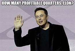 TSLA will join the S&P 500 Index on December 21 and will replace a “yet to be named” company.