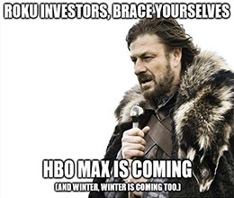 You want the perfect gift this holiday season? How about Roku! Stock or streaming device, it doesn’t matter. Get ready to rally!