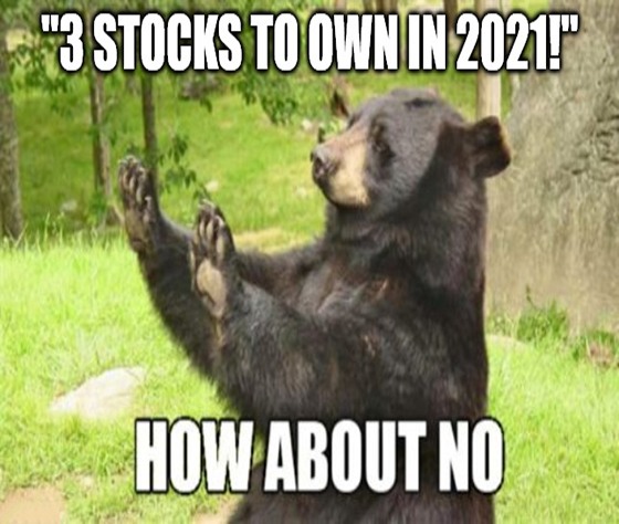 3 Stocks to Avoid 2021