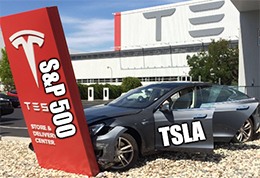 Today is the official day, and TSLA now trades on the S&P.