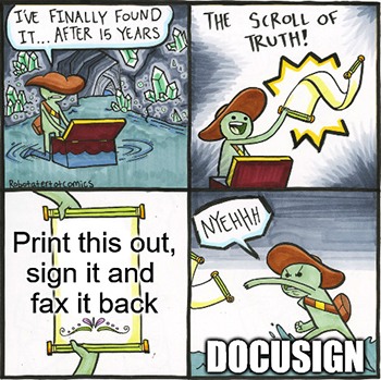 DocuSign cornered the market for electronic signatures this year.