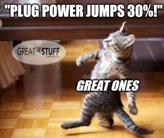 PLUG Power Stock Jump Meme PLUG Power Stock Jump Meme