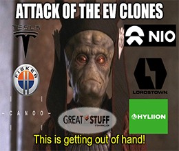 EV companies are popping up like weeds, and you don’t have to be Nute Gunray to know that this is getting out of hand.
