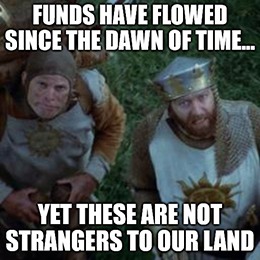 Fund flows are basically that — where investment funds flow, or where investors put their money.