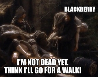 Blackberry Not Dead Sales Meme Blackberry Not Dead Sales Meme