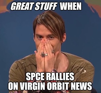 SPCE Rally Meme