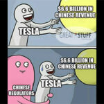 Tesla snatched by Chinese regulators meme small