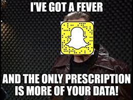 Snap more personal data meme