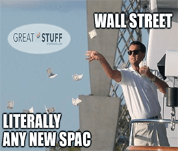 Wall Street's throwing stimulus cash at literally any new SPAC meme small