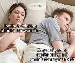 Can't sleep, thinking about lending stocks inflationary meme small