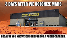 Dollar General Mars meme