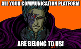 All your communication apps are belong MSFT Discord meme