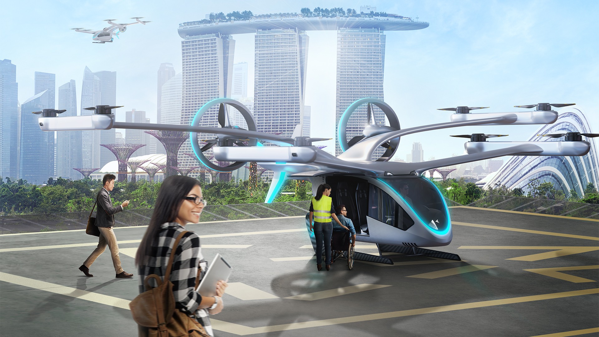 MaaS air taxi concept image